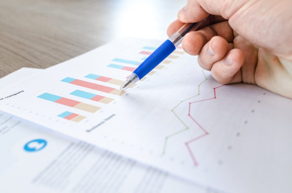 Graphs on paper to show the problems good fundraising data management can solve