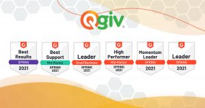 Qgiv Named Fundraising Technology Leader with the Best Results for the Third Consecutive Year by G2 Spring Report