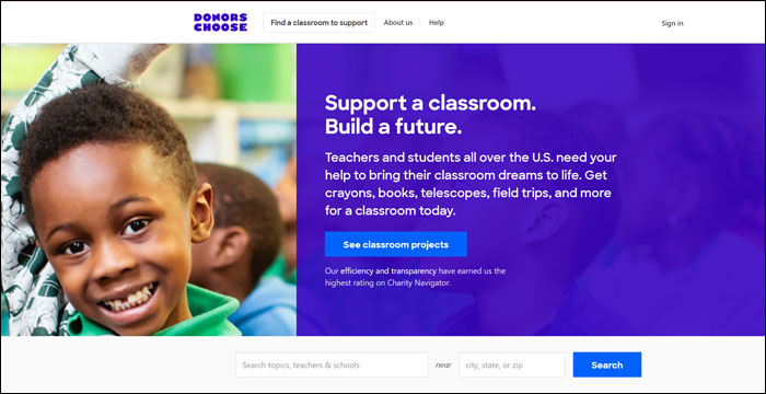 Learn more about DonorsChoose and how this PayPal alternative can help you.