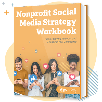 nonprofit social media strategy workbook cover for social media fundraising ideas