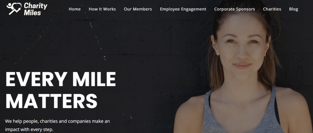 charity miles website for peer-to-peer fundraising platforms