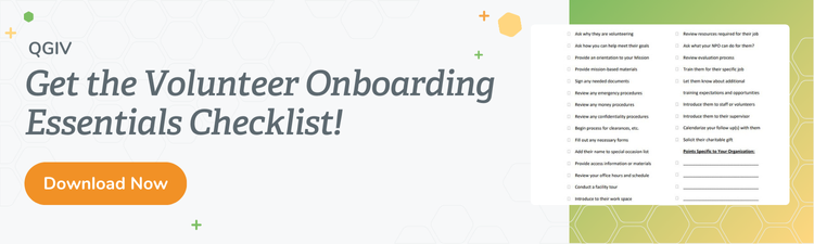 CTA Nonprofit Volunteer Onboarding Checklist