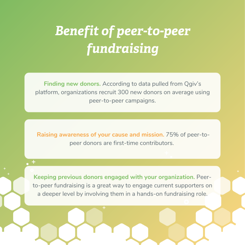 3 benefits of peer-to-peer fundraising